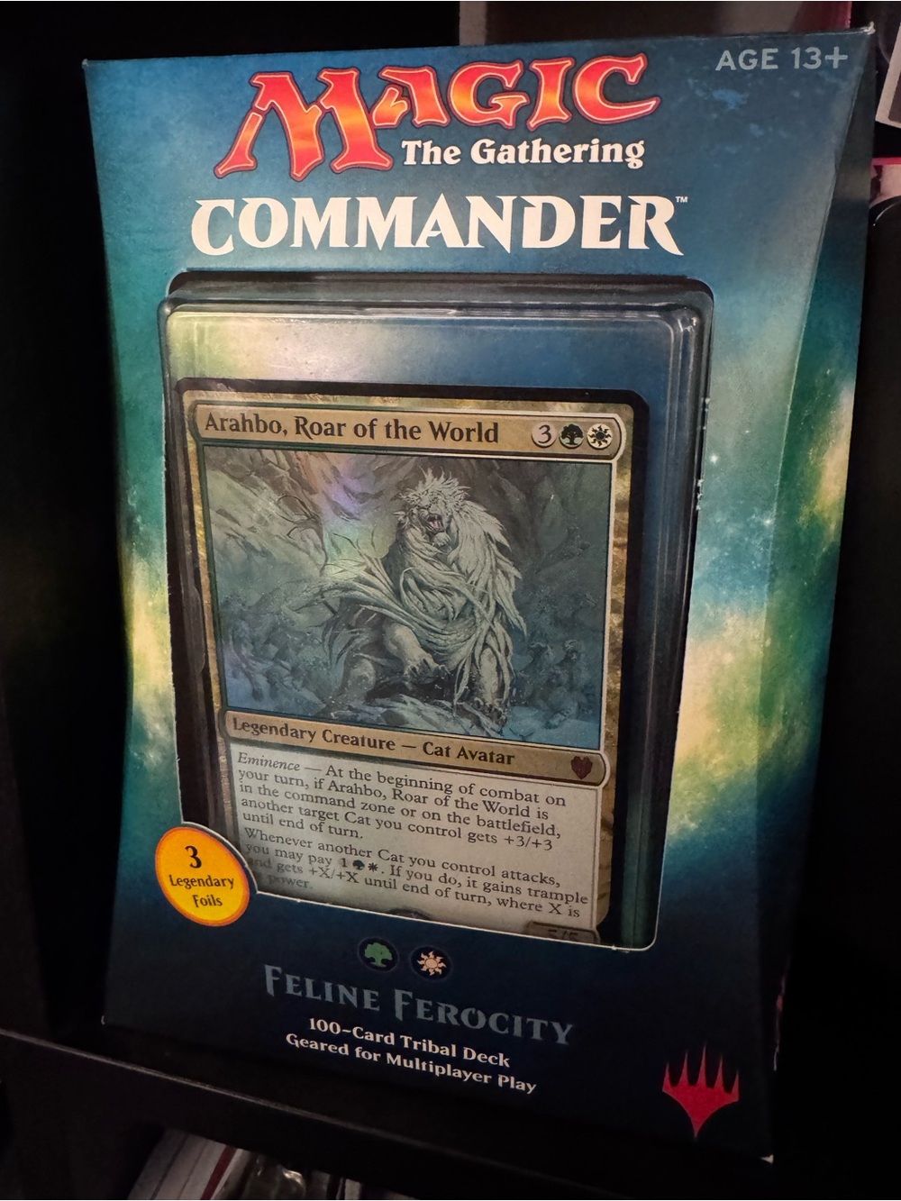 Magic: The Gathering Commander Feline Ferocity Deck - Blue/Green